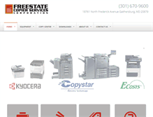 Tablet Screenshot of freestatecopier.com